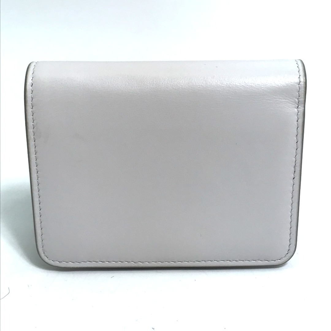TOD'S(トッズ)のトッズ TOD’S コンパクトウォレット ロゴ 2つ折り財布 レザー グレー系 レディースのファッション小物(財布)の商品写真