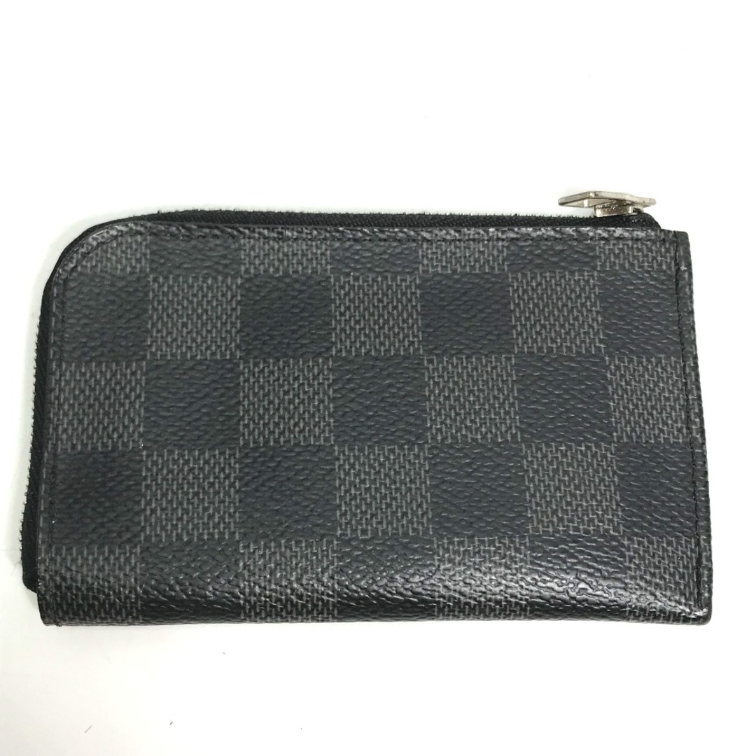 LOUIS VUITTON(ルイヴィトン)のルイヴィトン LOUIS VUITTON ポルト・モネ N61237 ダミエグラフィット L字ファスナー コインケース 小銭入れ コインケース ダミエグラフィットキャンバス ブラック メンズのファッション小物(コインケース/小銭入れ)の商品写真