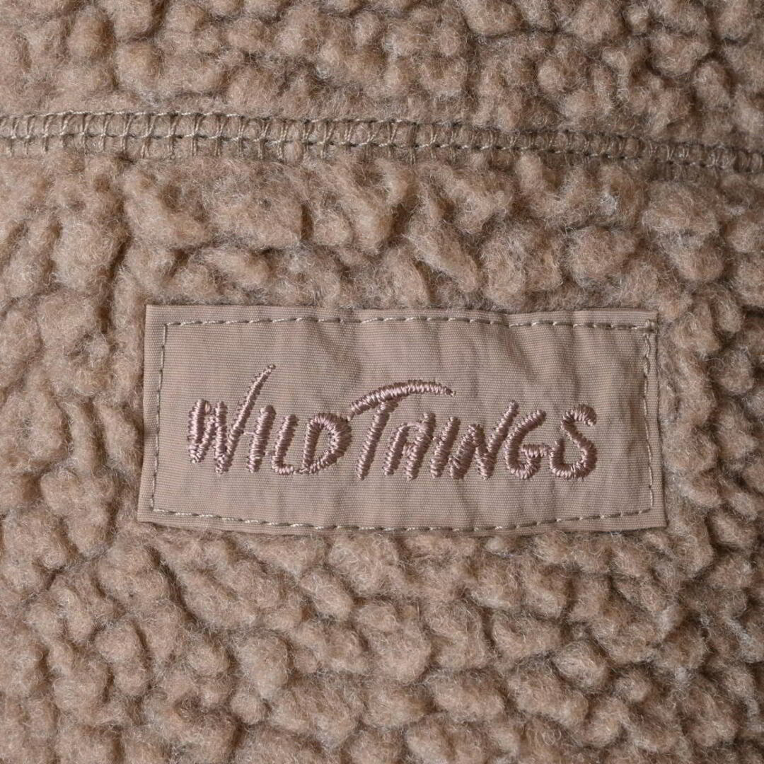 WILDTHINGS(ワイルドシングス)のWILDTHINGS  フリースジャケット TAUPE レディースのジャケット/アウター(ブルゾン)の商品写真