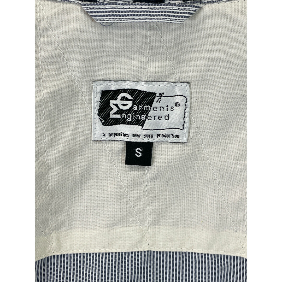 Engineered Garments(エンジニアードガーメンツ)のエンジニアードガーメンツ ブルー シアサッカー ショールカラー カバーオールジャケット S メンズのジャケット/アウター(その他)の商品写真