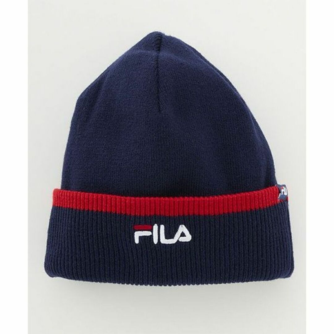 FILA(フィラ)のFILA ゴルフ ニット帽 紺  ネイビーフィラ ビーニー 新品 メンズの帽子(ニット帽/ビーニー)の商品写真