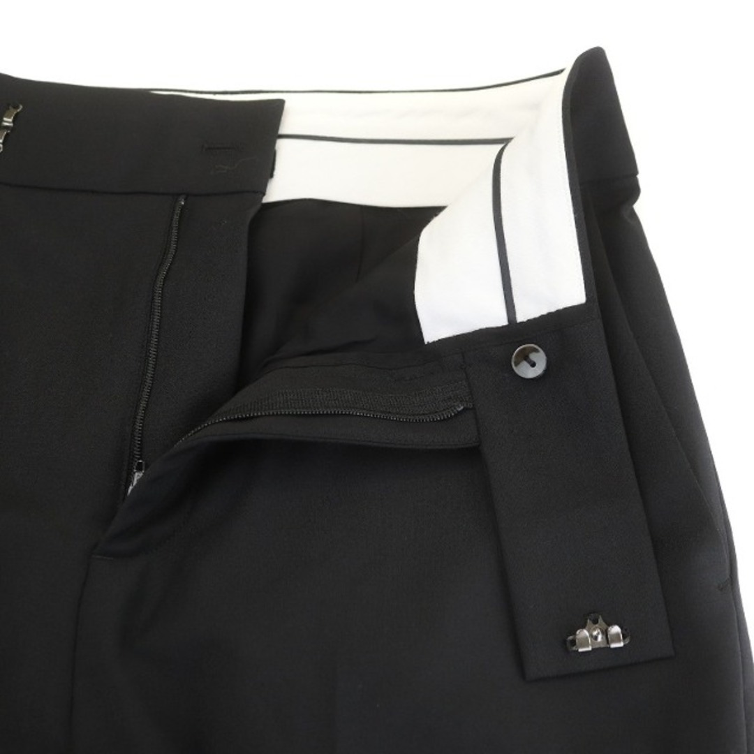 other(アザー)のエレストリオフ 裾デザインパンツ タック ウール S 黒 7070230901 レディースのパンツ(その他)の商品写真