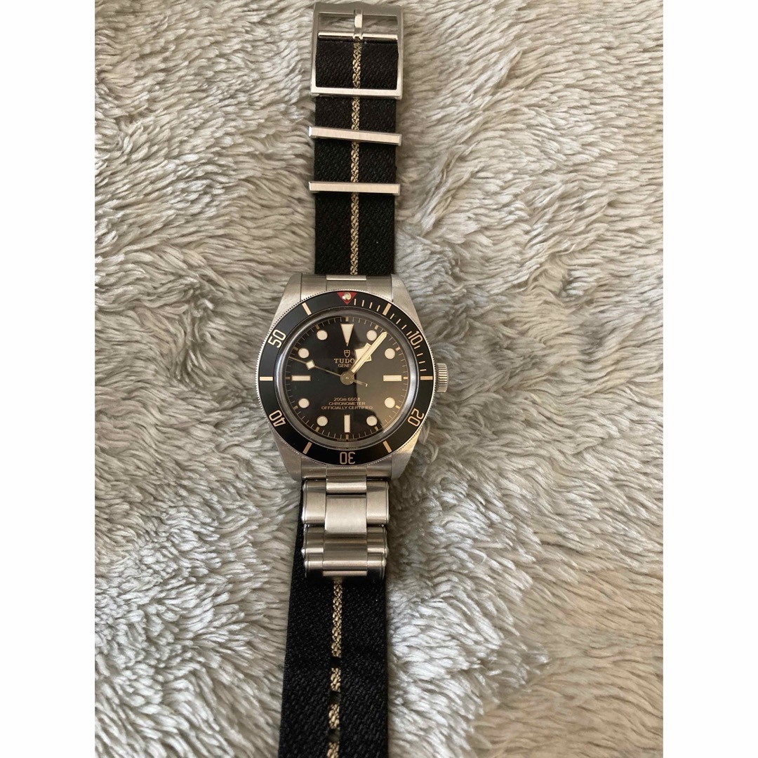 Tudor(チュードル)のチューダー ブラックベイ 58  ファブリックストラップ メンズの時計(レザーベルト)の商品写真