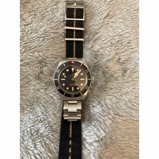 チューダー TUDOR 79280P クロノタイム タイガー 革ベルト 腕時計