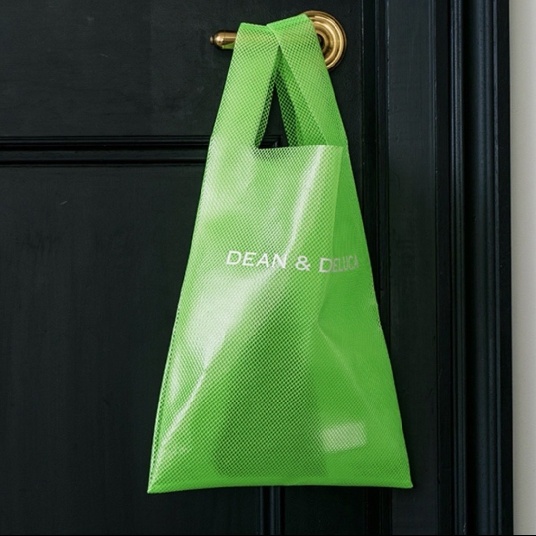 DEAN & DELUCA(ディーンアンドデルーカ)の【新品・限定品】　DEAN & DELUCA ショッピングバッグ　ライムグリーン レディースのバッグ(エコバッグ)の商品写真