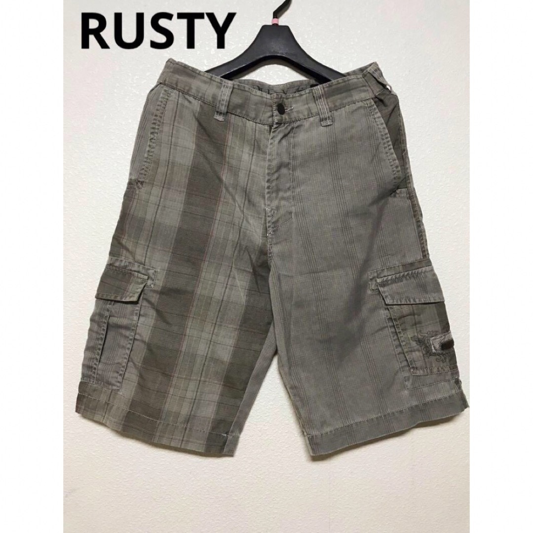 RUSTY(ラスティ)のRUSTY ハーフパンツ メンズのパンツ(ショートパンツ)の商品写真