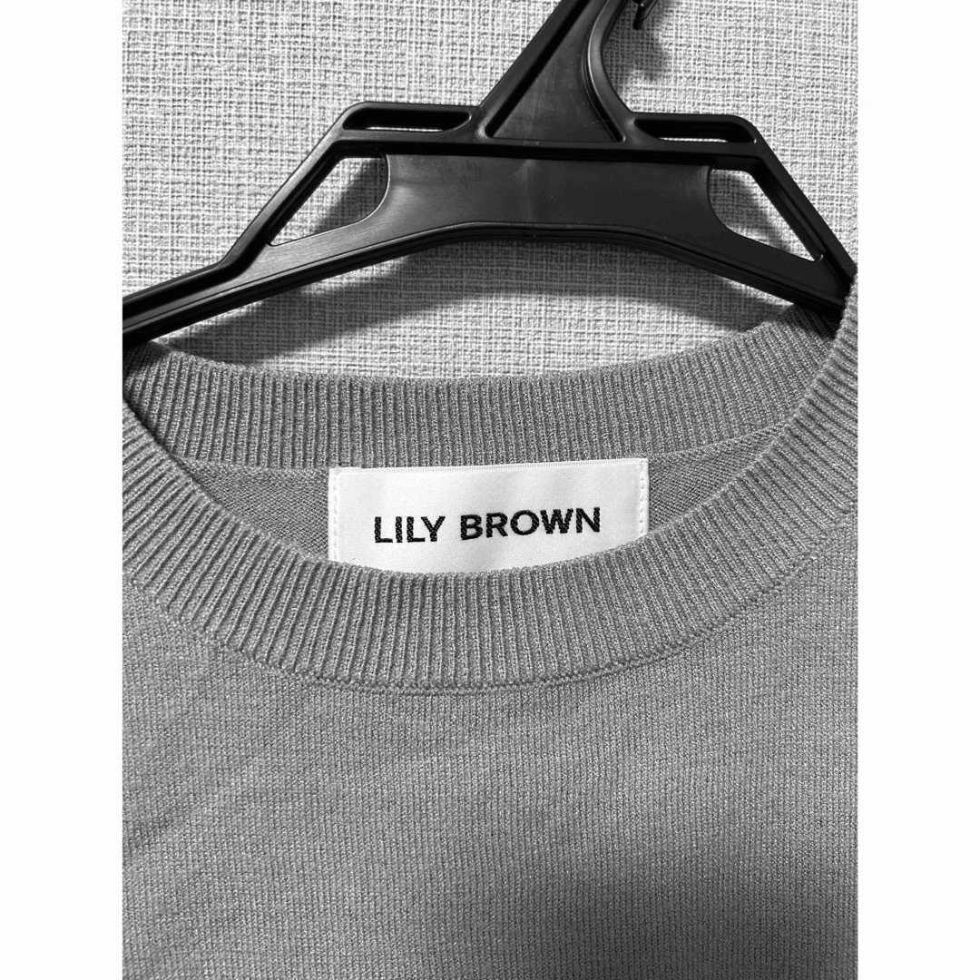 Lily Brown(リリーブラウン)のニットワンピース レディースのワンピース(ロングワンピース/マキシワンピース)の商品写真