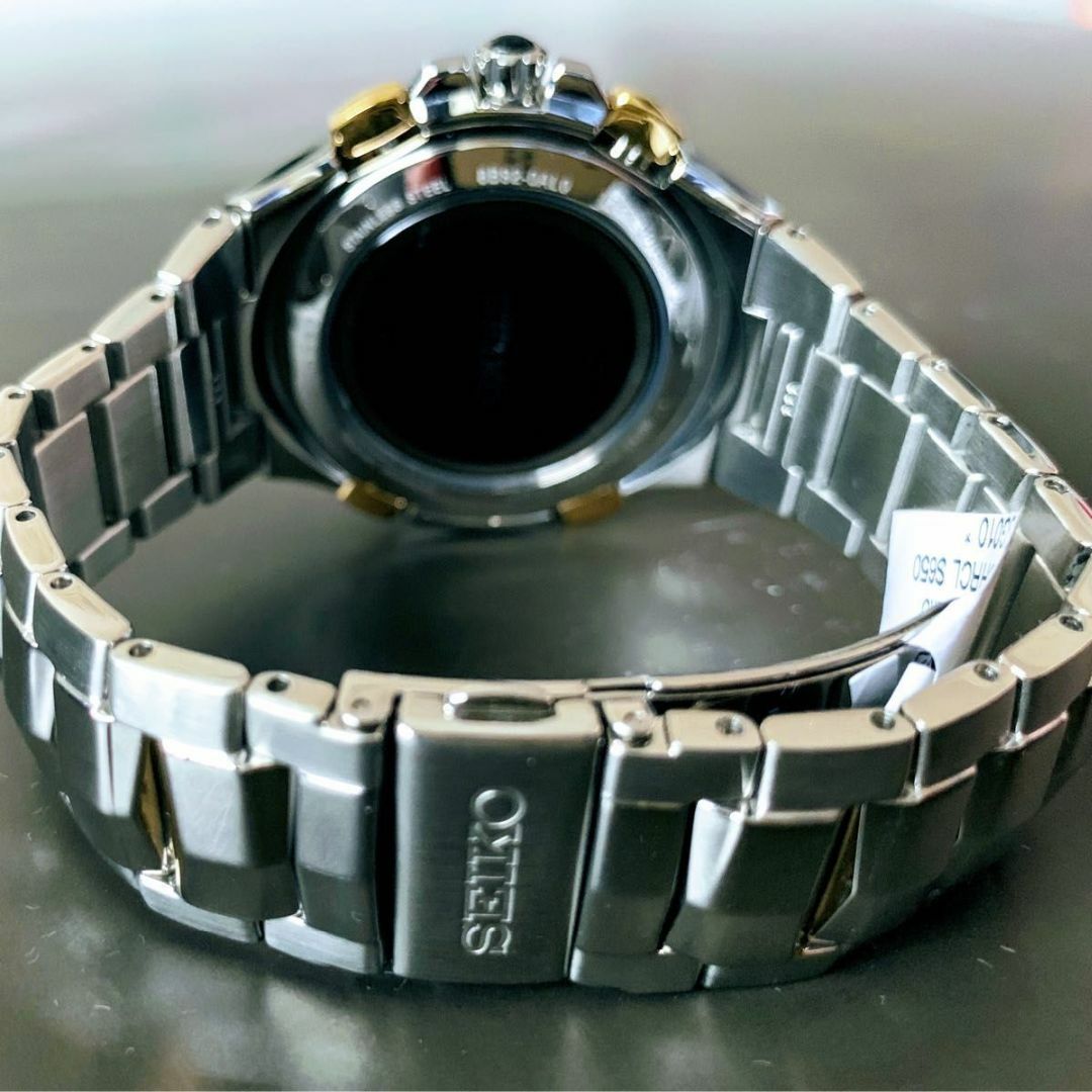 SEIKO 電波ソーラー クロノグラフ セイコー メンズ 腕時計 新品