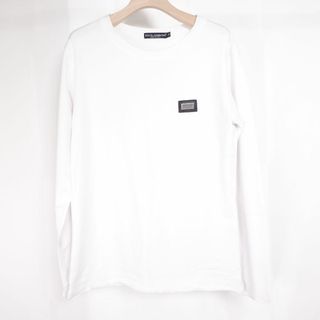 ドルチェアンドガッバーナ(DOLCE&GABBANA)のD&G DOLCE&GABBANA　ドルチェ＆ガッバーナ 白　長袖　Tシャツ　46(Tシャツ(長袖/七分))