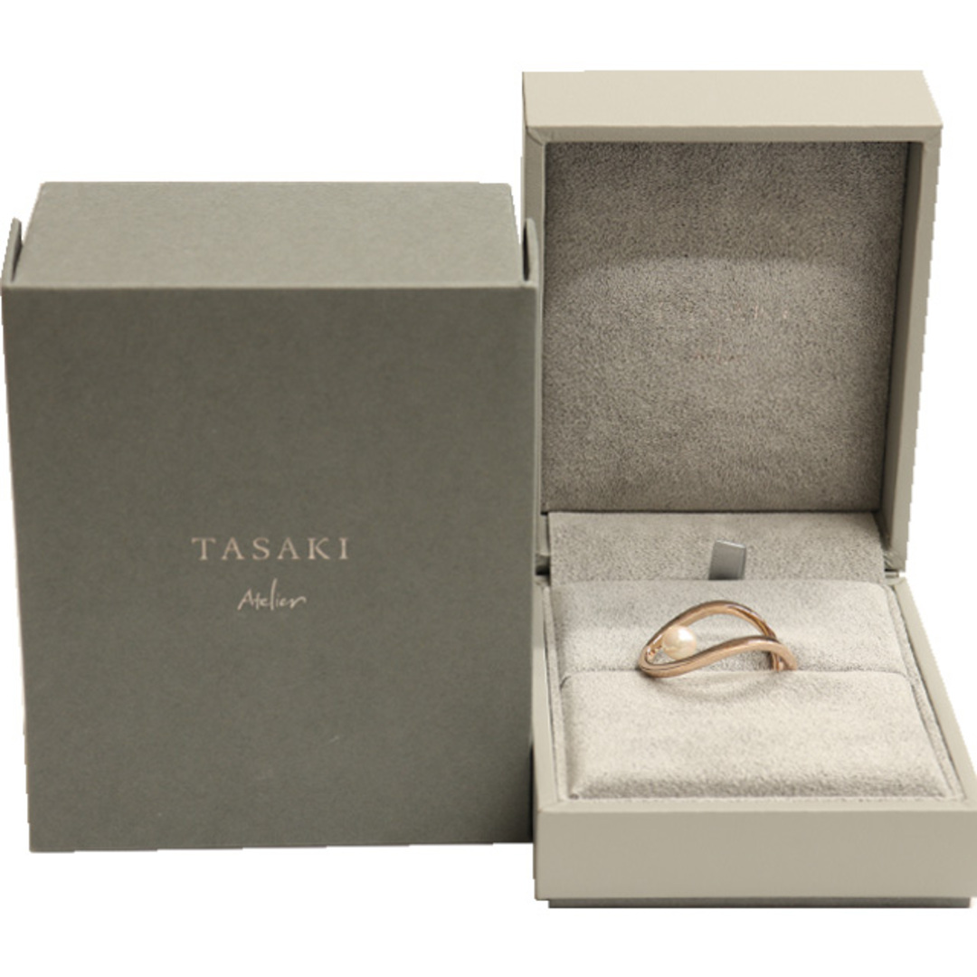 TASAKI(タサキ)の(新品仕上げ済）タサキ TASAKI 田崎  オーロラリング R-4748-18KSG K18 PG × パール 約12号 指輪 あこや真珠 サクラゴールド 8630 レディースのアクセサリー(リング(指輪))の商品写真
