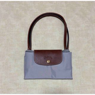 ロンシャン(LONGCHAMP)の【新品】ロンシャン　ルプリアージュ　ショルダーバッグ　ライトグレー(ショルダーバッグ)