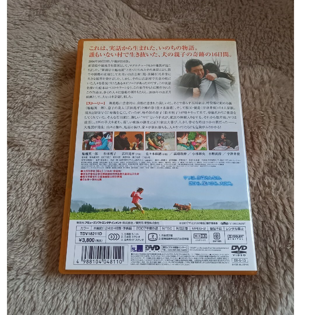 マリと子犬の物語　DVD エンタメ/ホビーのDVD/ブルーレイ(日本映画)の商品写真