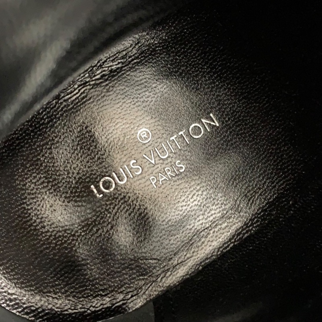 Tieel_ルイヴィトン_靴ルイヴィトン LOUIS VUITTON ブリスライン ブーツ ショートブーツ アンクルブーツ 靴 シューズ LVサークル レザー ブラック