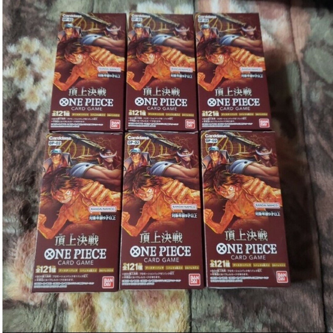 ONE PIECE カードゲーム　頂上決戦　新品未開封　6box