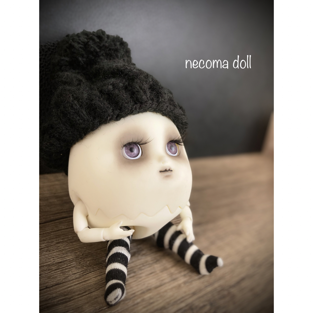 新色登場 専用【necoma doll】キモカワ病みたまごちゃん◇ホワイト ...