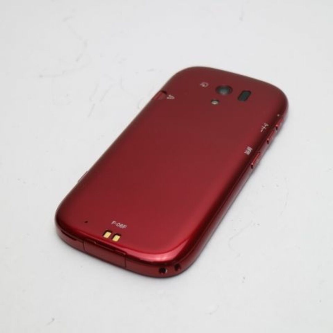富士通(フジツウ)のF-06F らくらくスマートフォン3 レッド M333 スマホ/家電/カメラのスマートフォン/携帯電話(スマートフォン本体)の商品写真