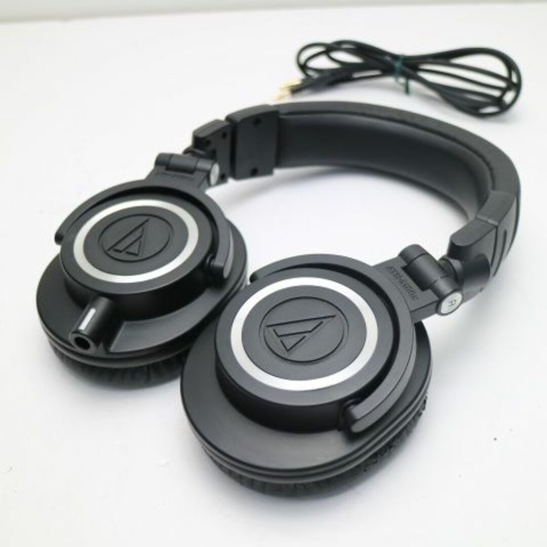 audio-technica(オーディオテクニカ)の良品中古 ATH-M50x ブラック  M777 スマホ/家電/カメラのオーディオ機器(ヘッドフォン/イヤフォン)の商品写真