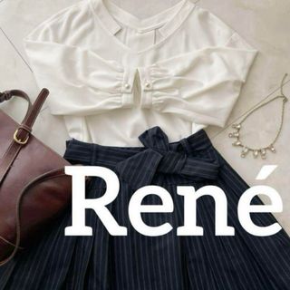 ルネ(René)の美品♡ルネRené ブラウス　ビジューパール(シャツ/ブラウス(長袖/七分))