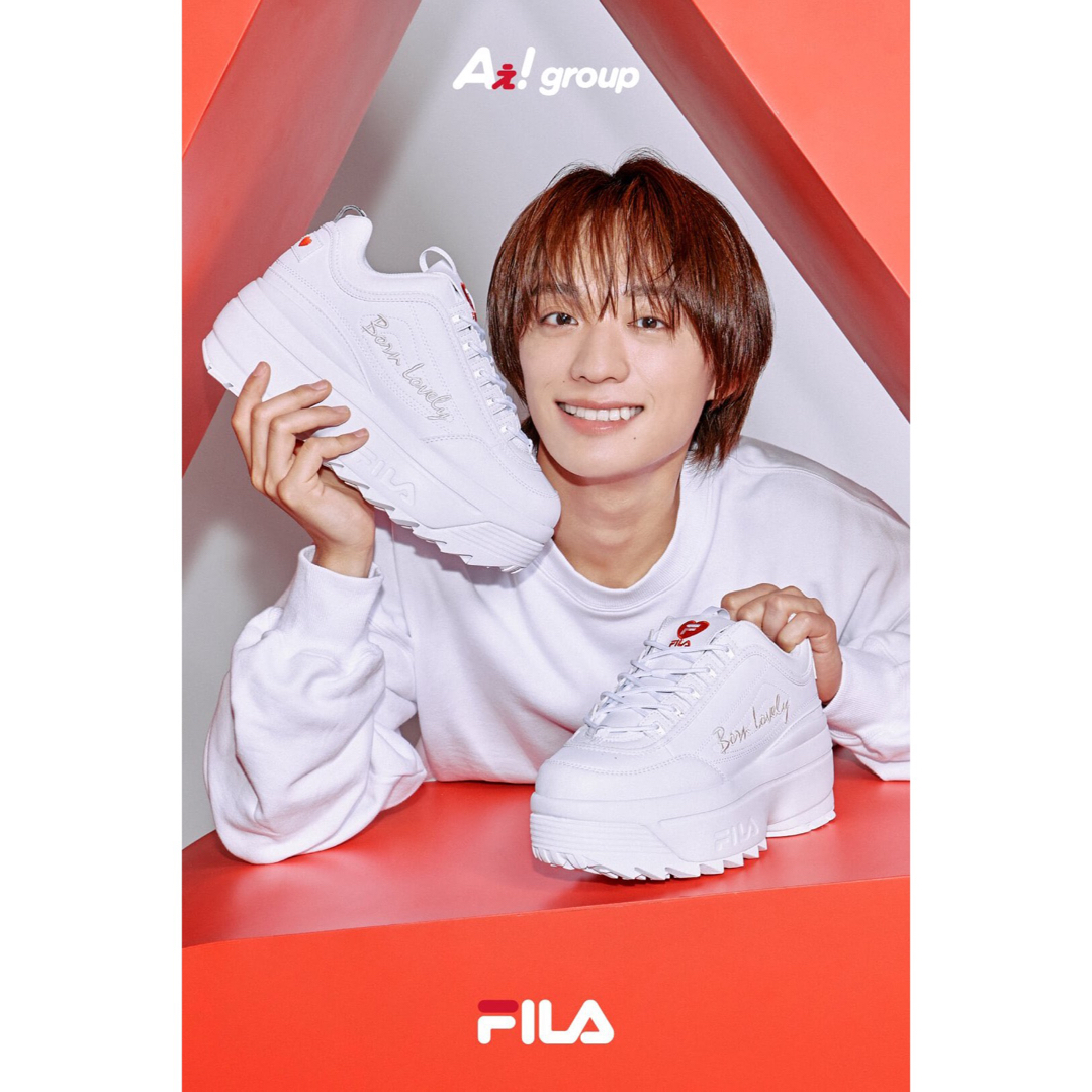 【最終値下げ】福本大晴　FILA 厚底スニーカー | フリマアプリ ラクマ