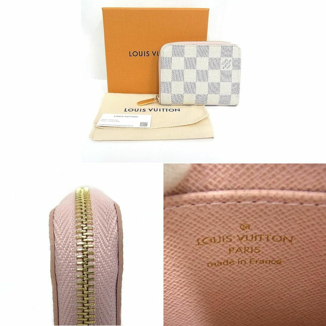 LOUIS VUITTON(ルイヴィトン)のルイヴィトン Louis Vuitton ダミエアズール ジッピーコインパース N60229 コインケース 小銭入れ レディースのファッション小物(コインケース)の商品写真