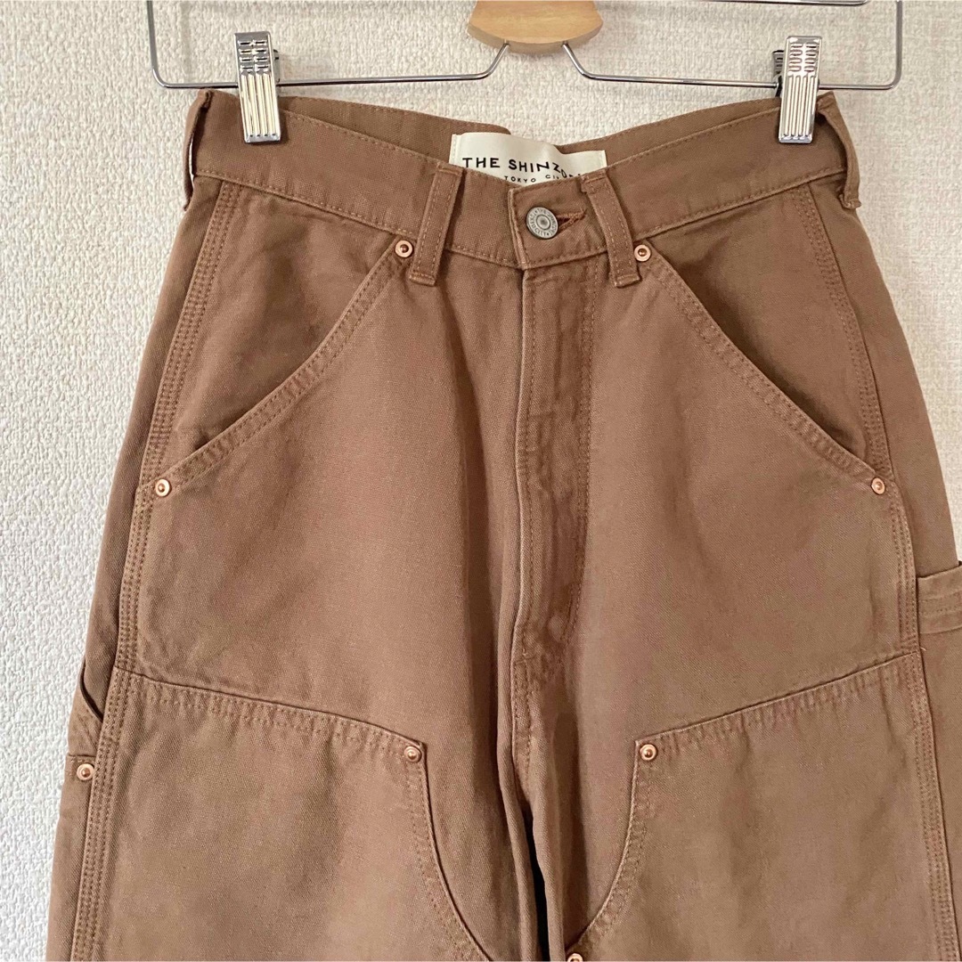 THE SHINZONE DOUBLE KNEE PANTS 32 ブラウン