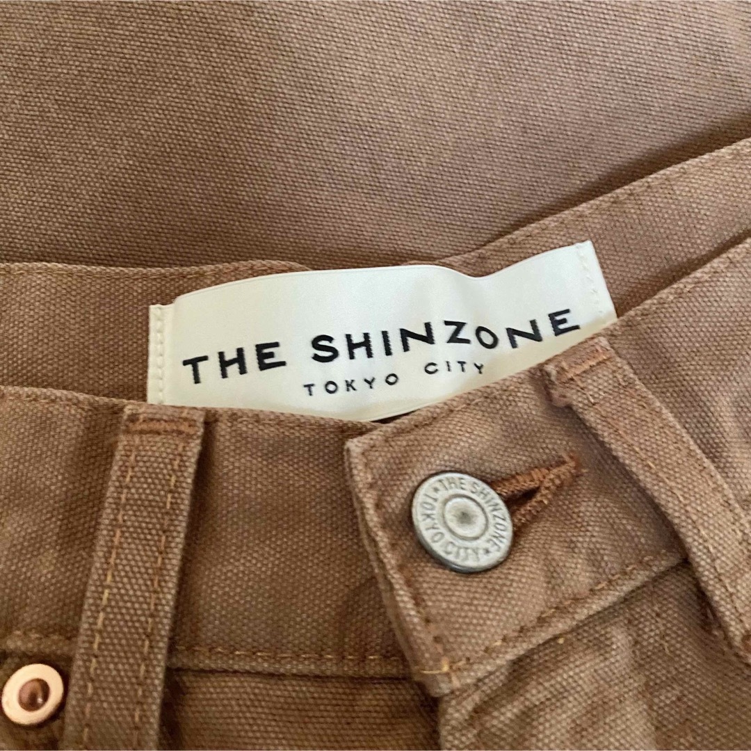 THE SHINZONE DOUBLE KNEE PANTS 32 ブラウン