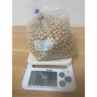 北海道産 無農薬大豆 - 渡部信一さんの大豆（約800g）※開封済
