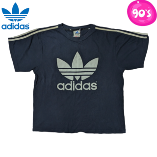 アディダス(adidas)の90s y2k ADIDAS ORIGINALS ネイビー 半袖Tシャツ(Tシャツ/カットソー(半袖/袖なし))