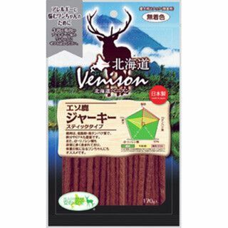 [アスク]北海道Venison　エゾ鹿ジャーキースティック　150g×2袋(犬)