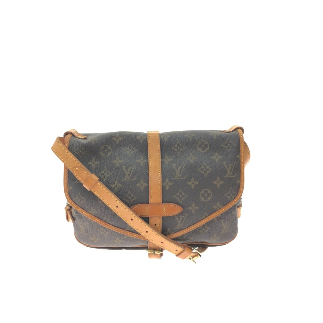 ▼▼LOUIS VUITTON ルイヴィトン ユニセックス ショルダーバッグ 斜め掛け モノグラム ソミュール30 M42256 ブラウンバッグ