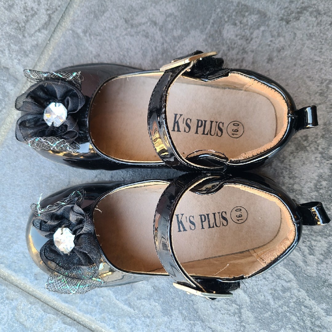 靴　16cm　キッズ　フォーマル キッズ/ベビー/マタニティのキッズ靴/シューズ(15cm~)(フォーマルシューズ)の商品写真