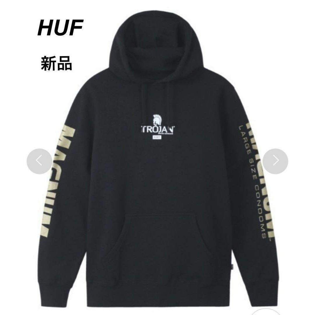 ⭐︎【新品】HUF x TROJAN ハフ コラボ パーカー1223