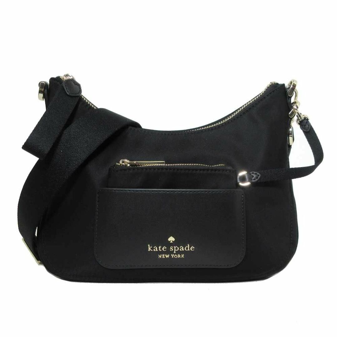 【新品】ケイトスペード バッグ ショルダーバッグ KC528 001(ブラック) kate spade ナイロン チェルシー クロスボディ ミニポーチ付き 斜め掛け アウトレット レディース95cmショルダー