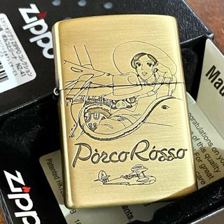 ジッポー(ZIPPO)の新品 Zippo 紅の豚 ポルコとジーナ ジブリ ジッポー NZ-41(タバコグッズ)