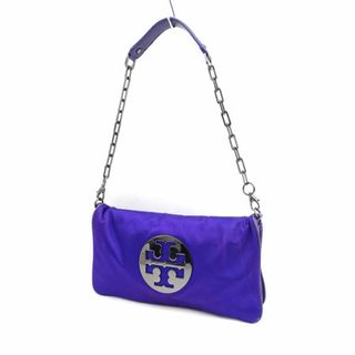 トリーバーチ(Tory Burch)のTORY BURCH / トリーバーチ ■ショルダーバッグ ワンショルダー チェーン パープル シルキー 【バッグ/バック/BAG/鞄/カバン】 ブランド【中古】 [0990012710](ショルダーバッグ)