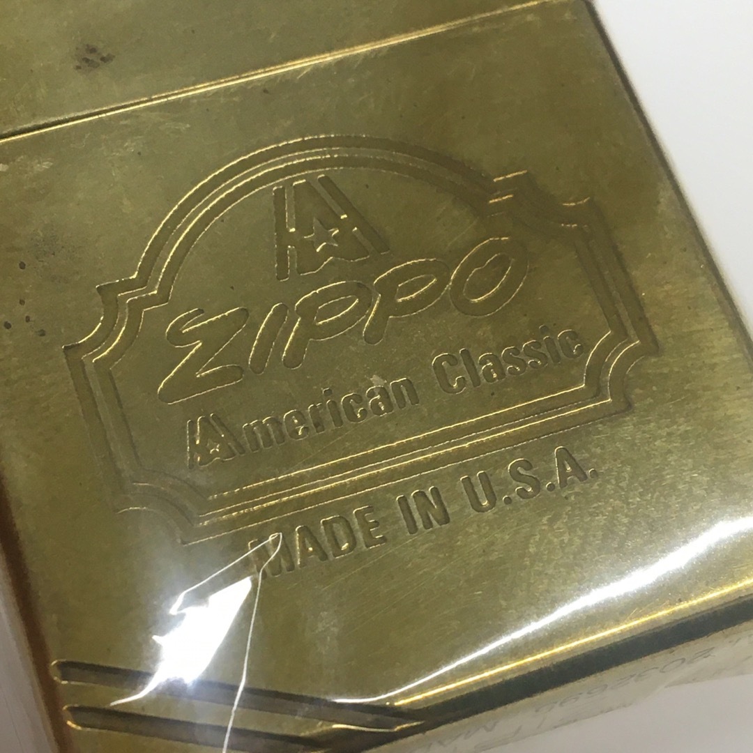 ZIPPO(ジッポー)のZIPPO ビンテージ 1937モデル SOLIDBRASS ゴールド メンズのファッション小物(タバコグッズ)の商品写真