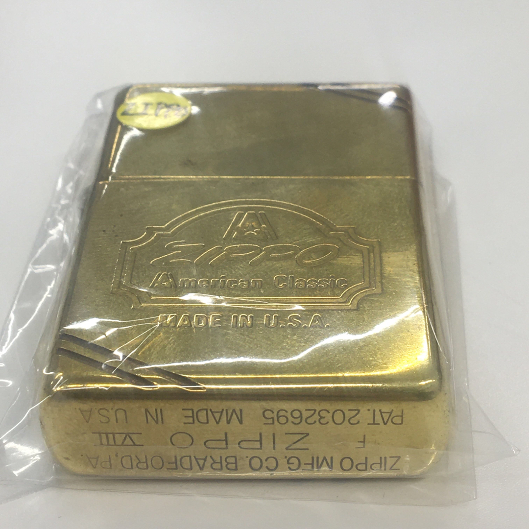 ZIPPO(ジッポー)のZIPPO ビンテージ 1937モデル SOLIDBRASS ゴールド メンズのファッション小物(タバコグッズ)の商品写真