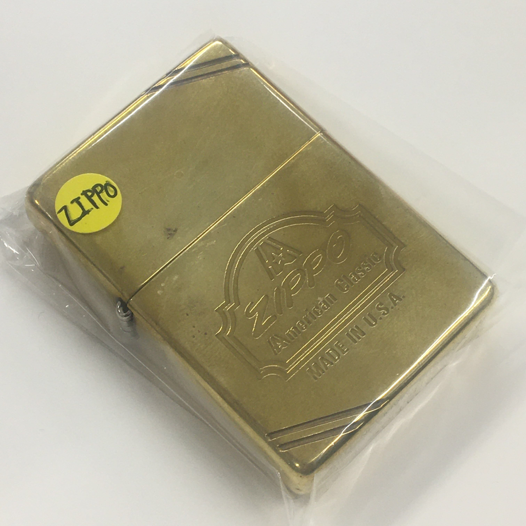 ZIPPO(ジッポー)のZIPPO ビンテージ 1937モデル SOLIDBRASS ゴールド メンズのファッション小物(タバコグッズ)の商品写真