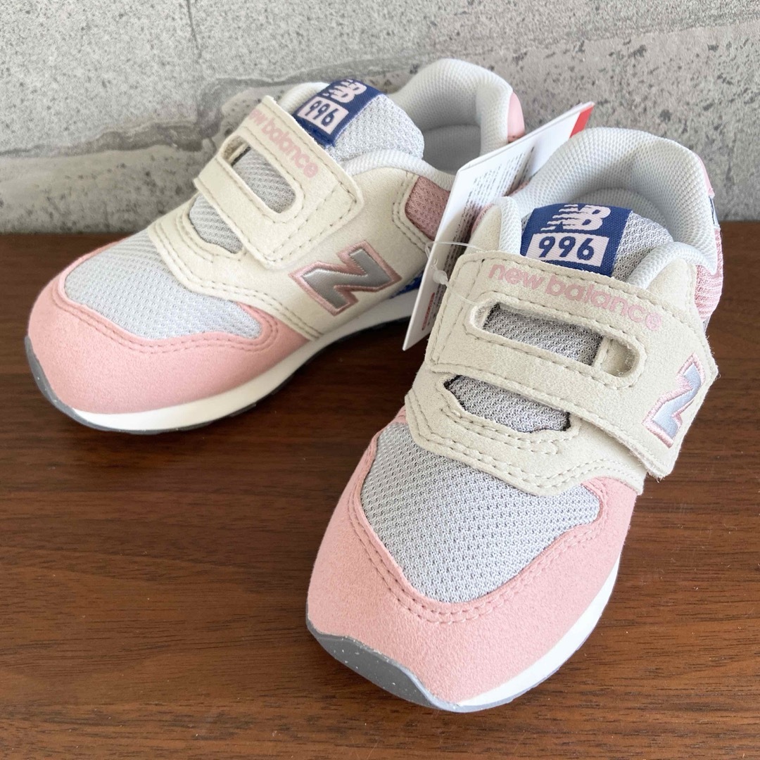 New Balance - 【新品】15.5センチ ピンク×クリーム ニューバランス New Balance - 【新品】15.5センチ ピンク×クリーム ニューバランス