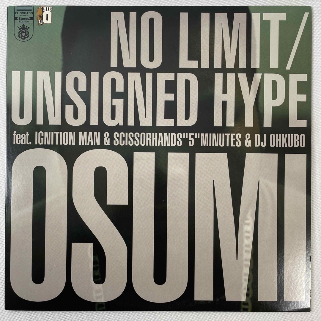 Osumi – No Limit / Unsigned Hype【12"】 エンタメ/ホビーのCD(ヒップホップ/ラップ)の商品写真