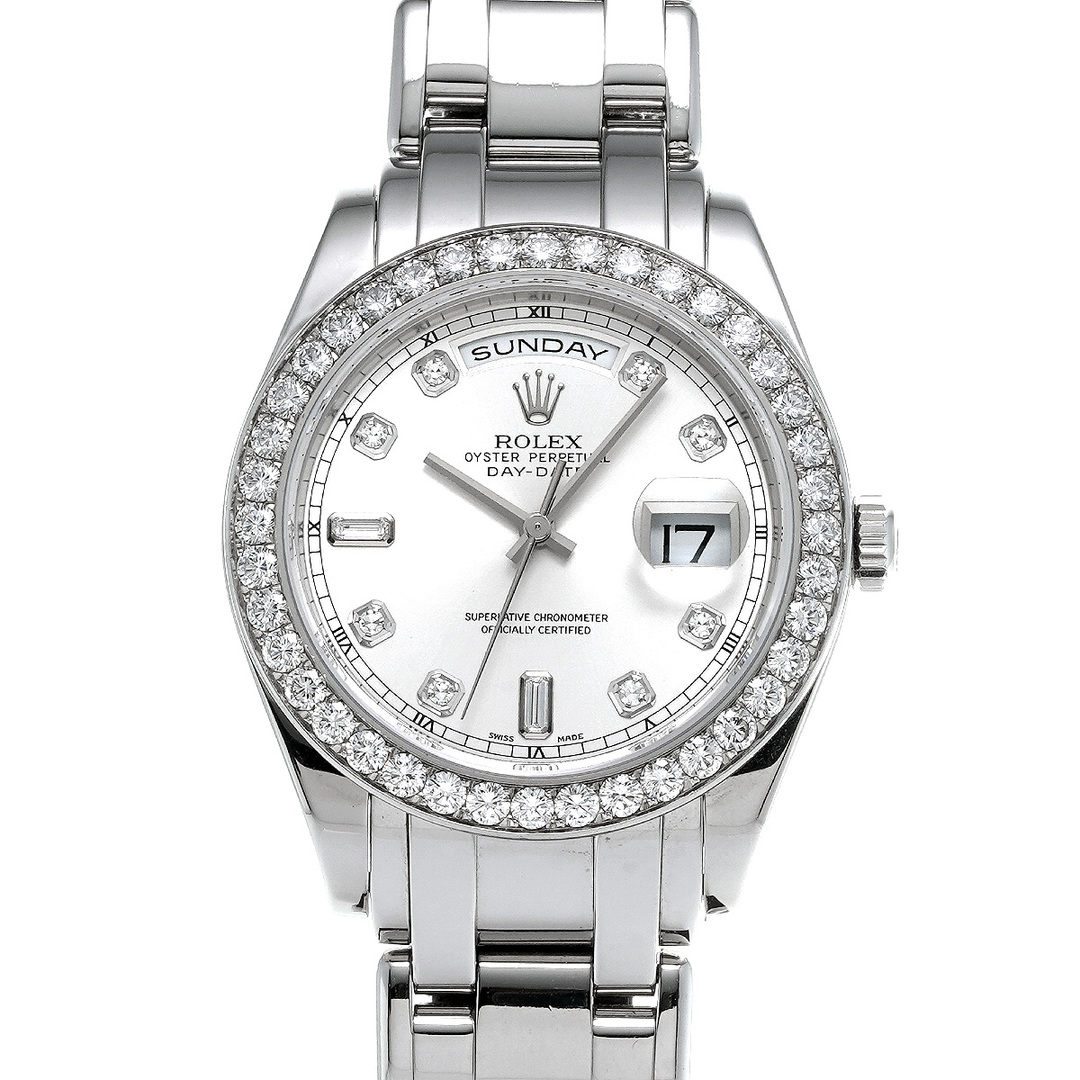 ROLEX(ロレックス)の中古 ロレックス ROLEX 18946A A番(1999年頃製造) シルバー /ダイヤモンド メンズ 腕時計 メンズの時計(腕時計(アナログ))の商品写真