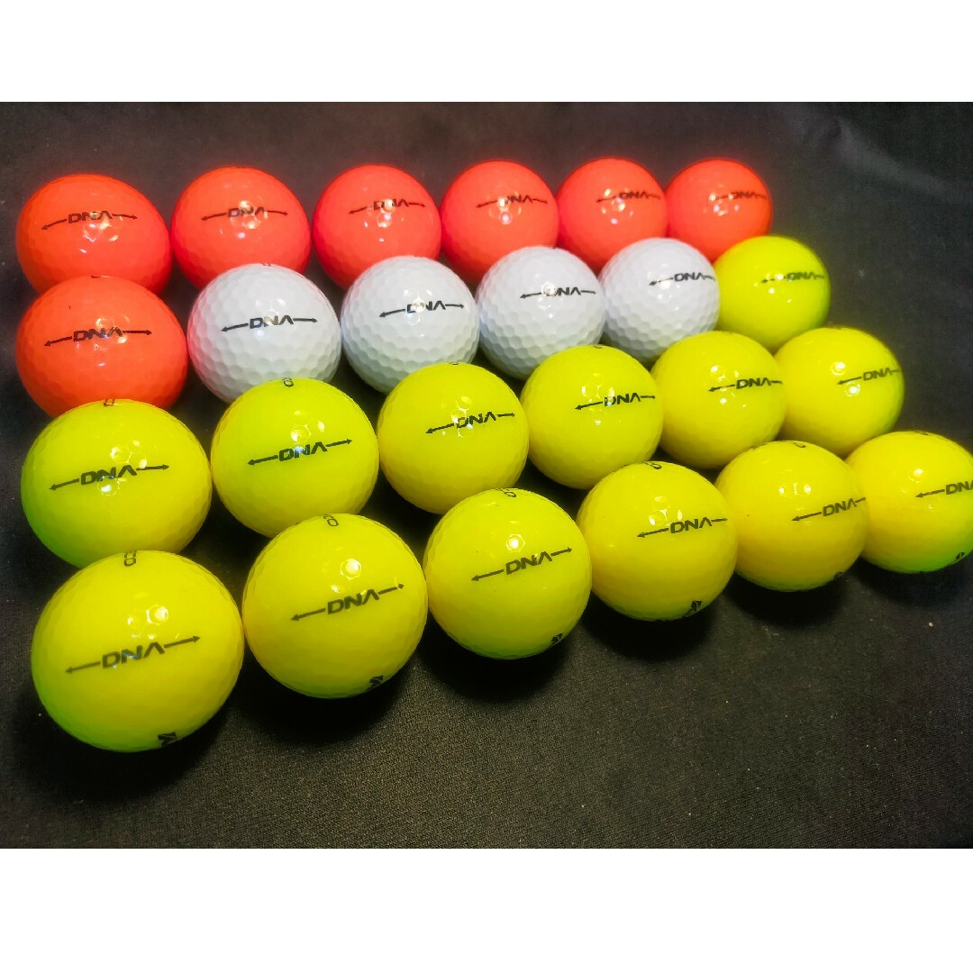Kasco(キャスコ)の【良品】DNA 24球 キャスコ ロストボール ゴルフボール スポーツ/アウトドアのゴルフ(その他)の商品写真