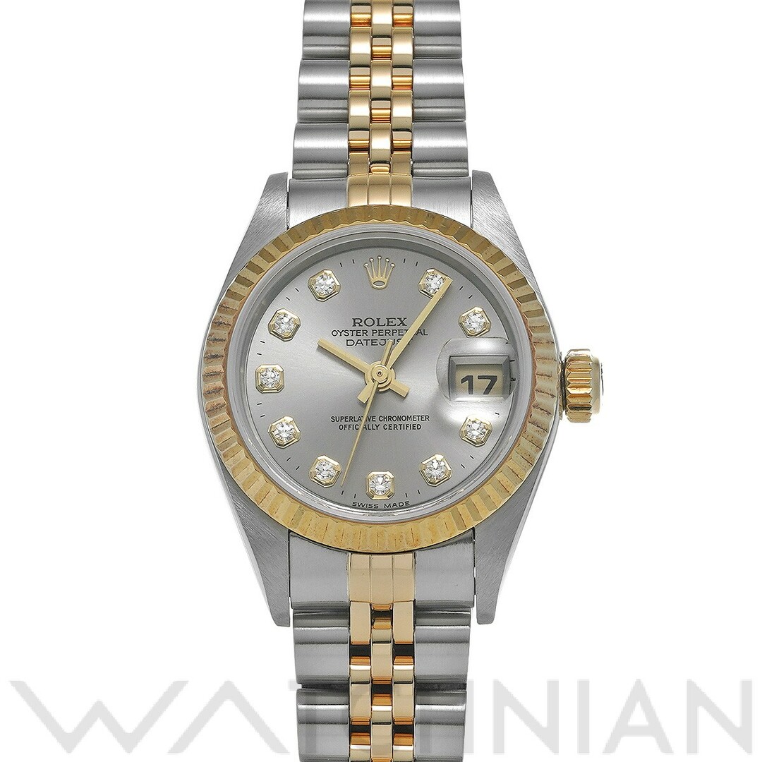 中古 ロレックス ROLEX 79173G A番(1999年頃製造) グレー /ダイヤモンド レディース 腕時計