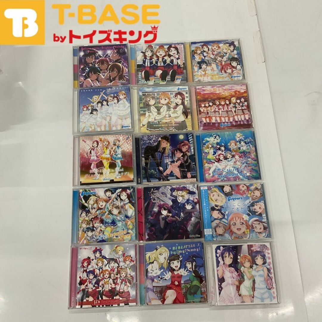 Aqours Saint Aqours snow BIBI Gutlty Riss μ’s 青空Jumping Heart lily white Next Sparkling etc ラブライブ! CD まとめ売り 15枚 エンタメ/ホビーのCD(アニメ)の商品写真