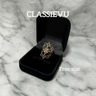 ザラ(ZARA)のCLASSIEVU  ゴールド　リング　フリーサイズ(リング(指輪))