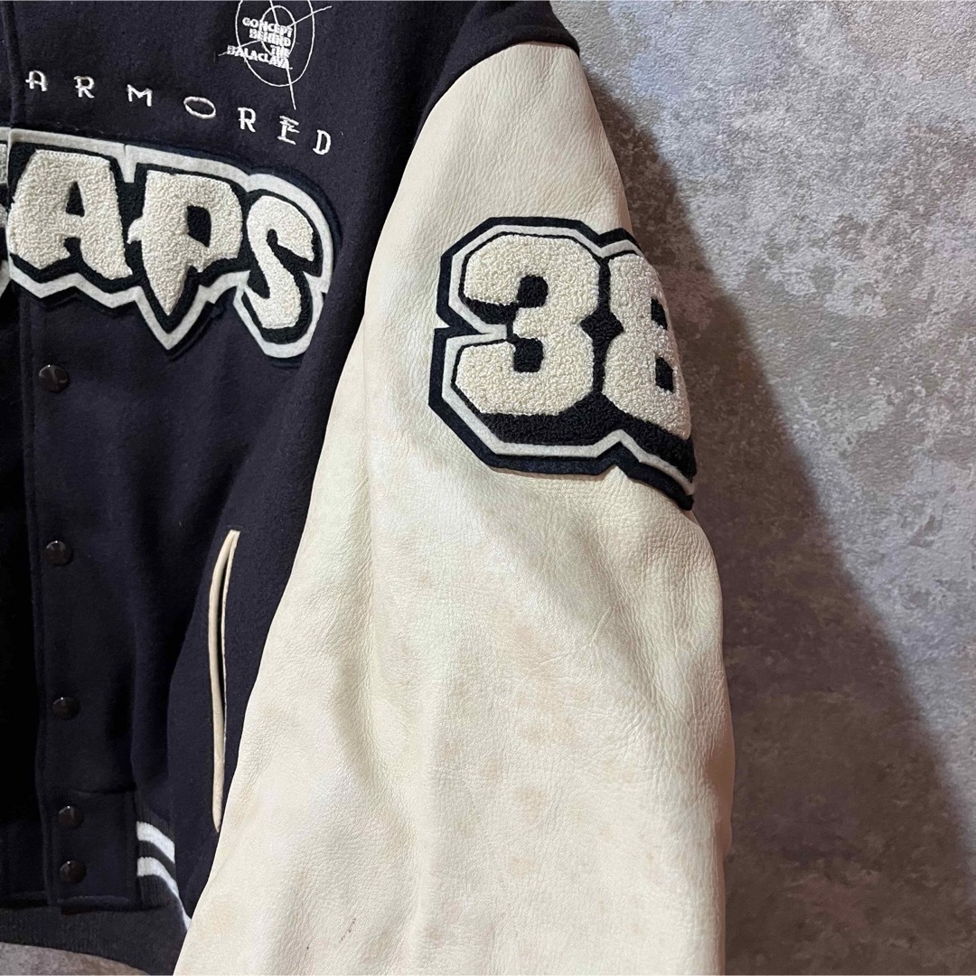 W)taps(ダブルタップス)のWTAPS × Golden Bear 初期 スタジャン 袖レザー ワッペン メンズのジャケット/アウター(スタジャン)の商品写真