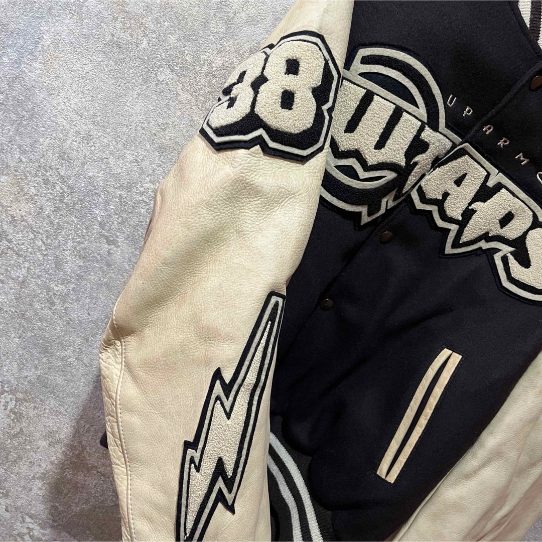 W)taps - WTAPS × Golden Bear 初期 スタジャン 袖レザー W)taps - WTAPS × Golden Bear 初期 スタジャン 袖レザー