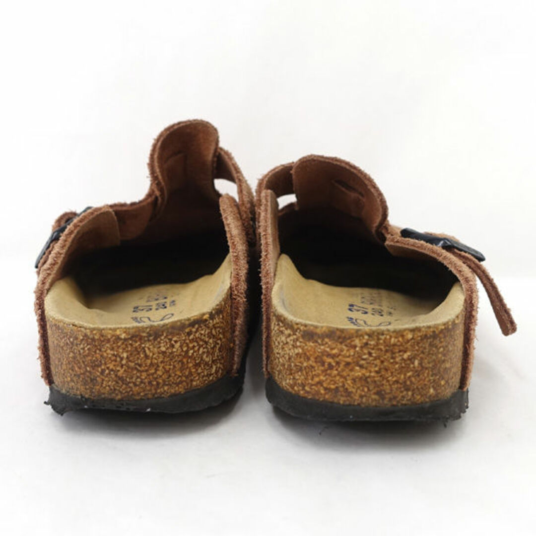 BIRKENSTOCK / ビルケンシュトック ◆ボストン/スリッポン/サンダル/スウェード/ブラウン/24cm  【レディース/ガールズ/LADY/女性/婦人】【靴/クツ/シューズ/SHOES】 レディースファッション【中古】 [0220473928]