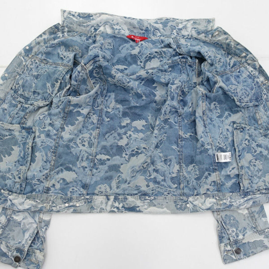 Supreme(シュプリーム)のSupreme / シュプリーム ◆デニムジャケット/cherub trucker jacket/天使/ブルー/S 【メンズ/MEN/男性/ボーイズ/紳士】 メンズファッション【中古】 [0220475490] メンズのジャケット/アウター(ダッフルコート)の商品写真