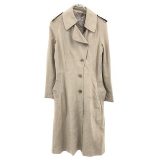 マックスマーラ(Max Mara)のMaxMara マックスマーラ レザートレンチコート ベージュ 40(トレンチコート)